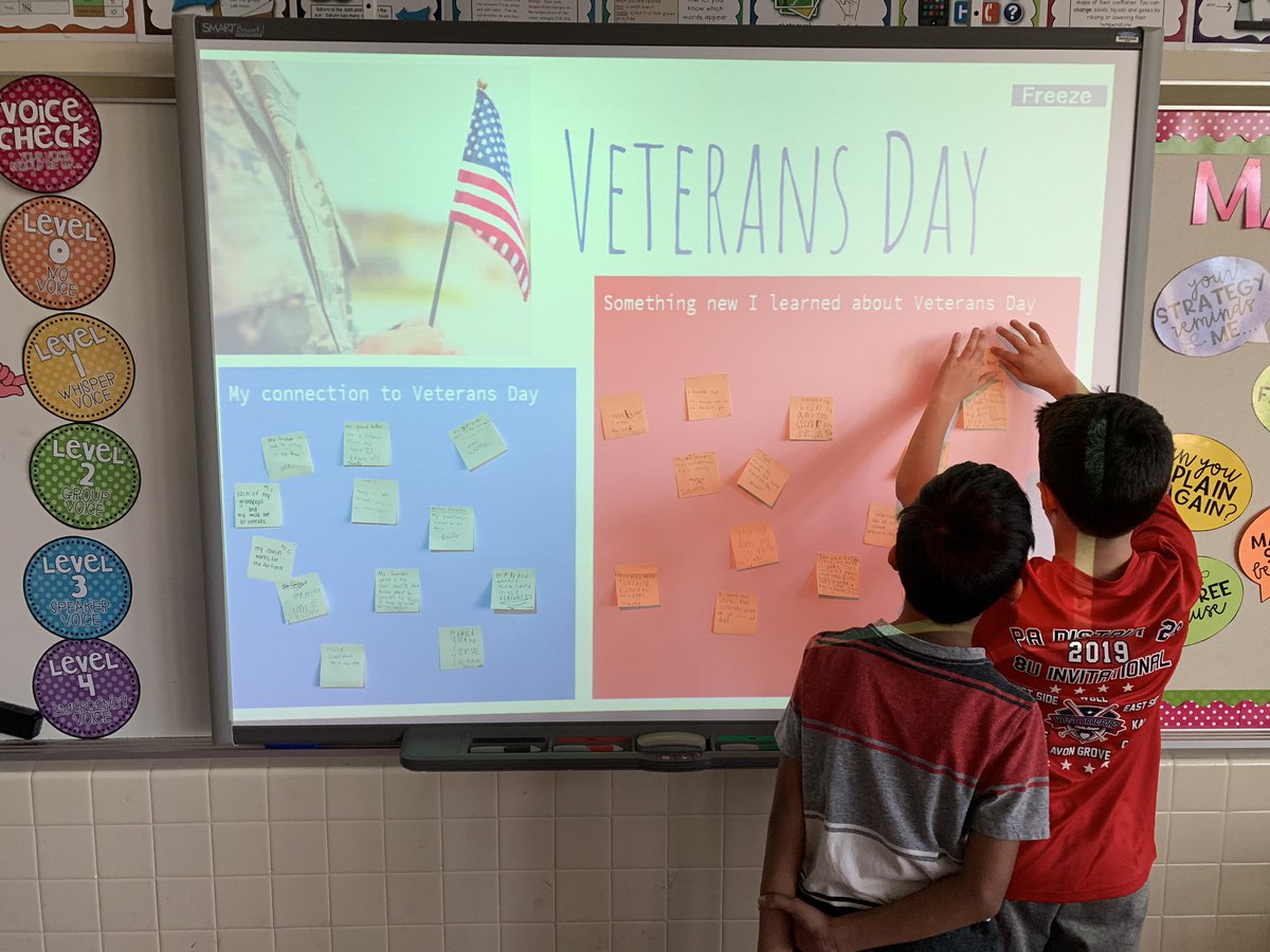Celebrating Veterans Day today by acknowledging veterans in our families and learning more about the holiday through books on Epic!