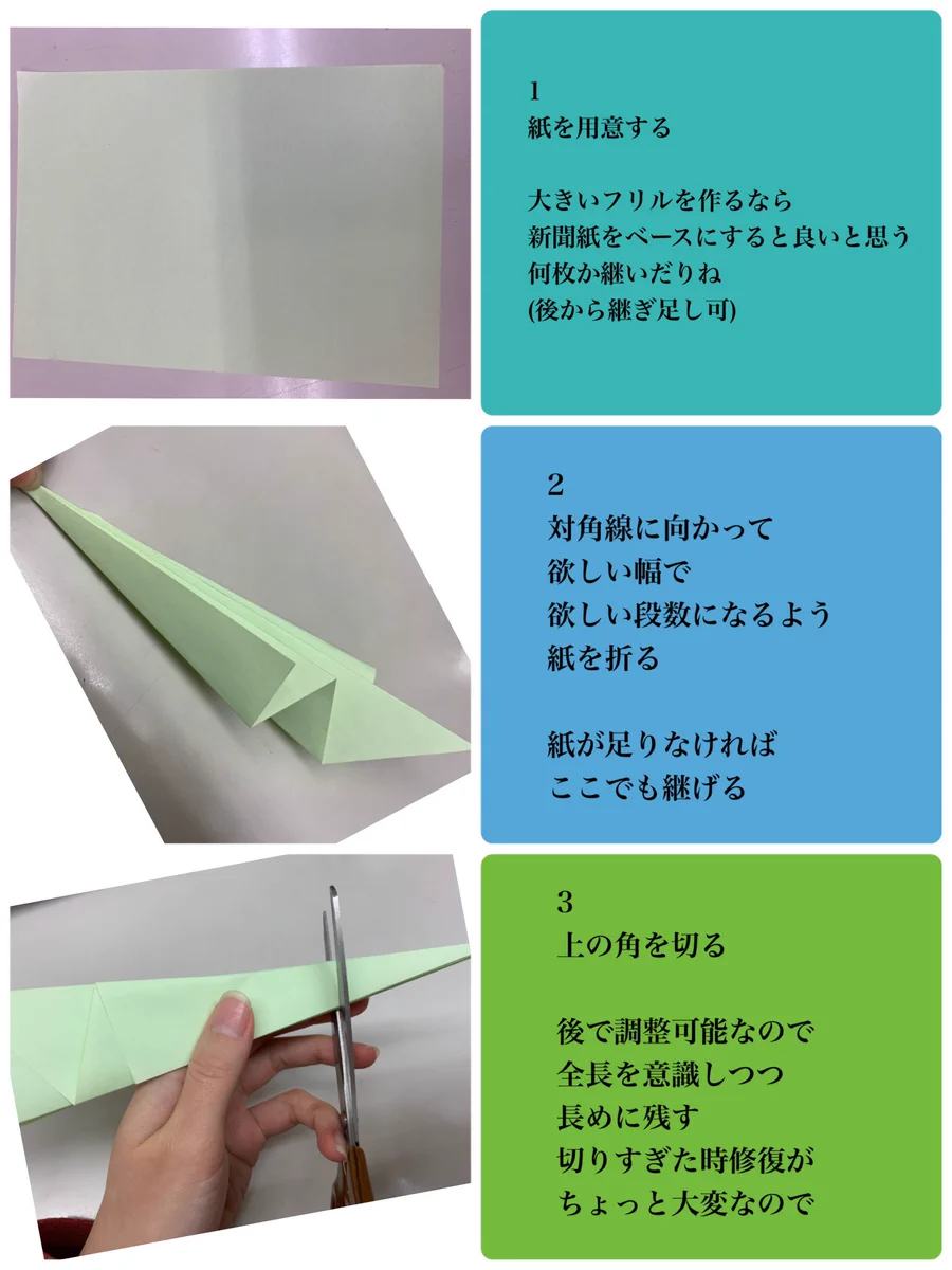 【コスプレイヤーさん必見】自作でフリルの簡単な作り方