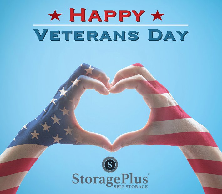 StoragePlusCorp's tweet image. From all of us at StoragePlus, we thank you for serving and protecting our great nation. Happy Veterans Day!

#VeteransDay #StoragePlus #wethankyou