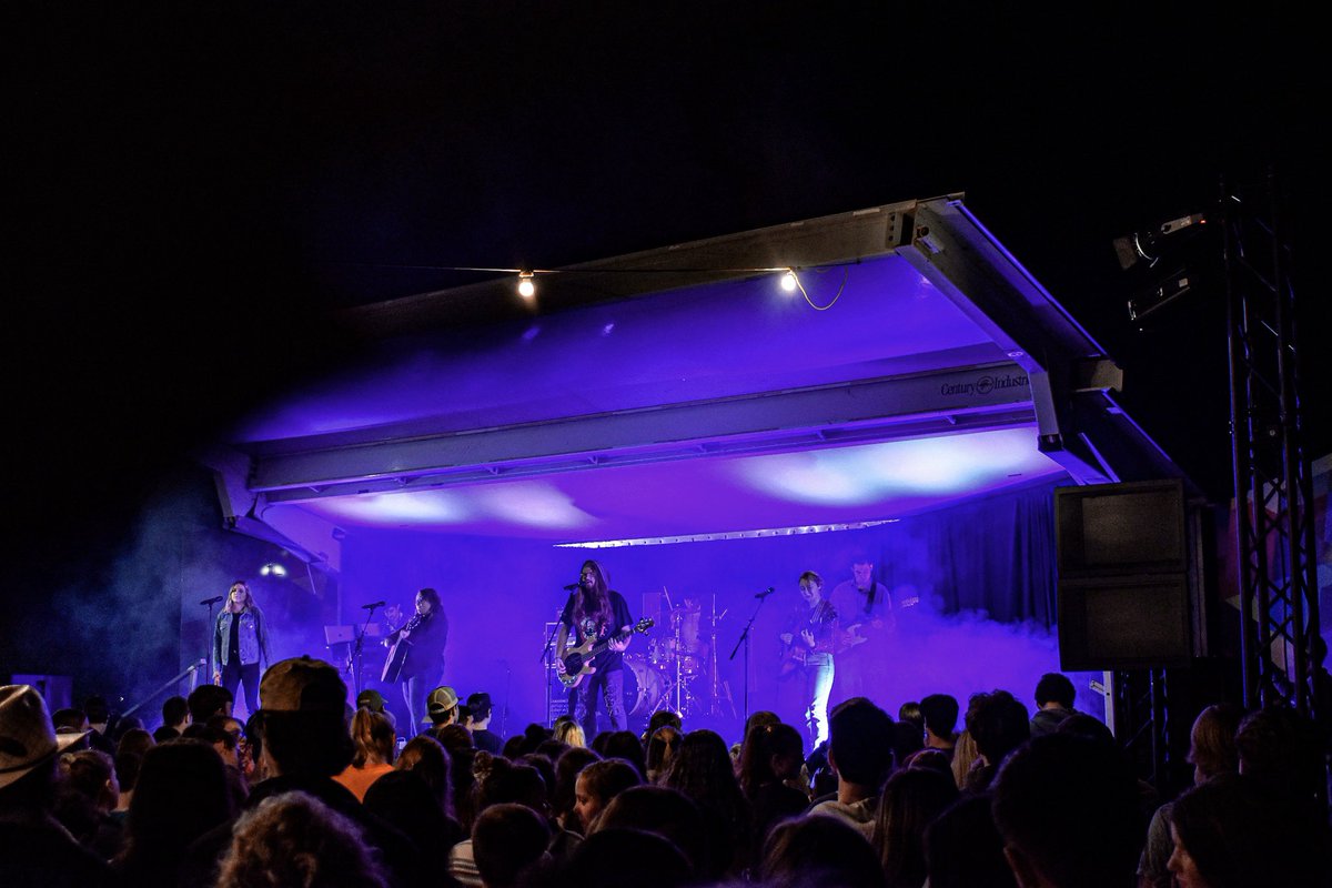 We believe in YOU[th]! At the Bonfire our own Emily Exum shared the song she wrote!  

🎼 The one who holds my heart set the places for the stars 
Set the sun just out of reach so we wouldn’t fly too far 
And oh my what a view from where we are to touch the face of God 🎶