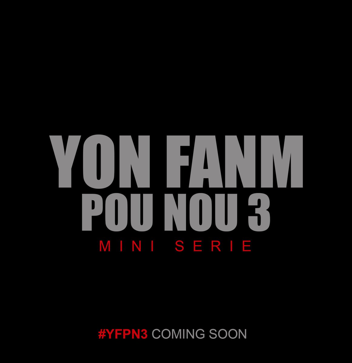 naldofilmmaker's tweet photo. Mwen gen obligasyon pou m sòti MINI SÉRIE #YFPN3 avan ( série NADIA ) a. Mwen paka esplike nou rezon an kounya, men pi devan nap konn rezon an.
MINI SÉRIE sa ap disponib nan semèn sa sou chanèl YouTube @naldofilmmaker a.
Al abòne kounya pou n pa rate l https://t.co/wXHkVZxsnQ https://t.co/yDjBRarimw