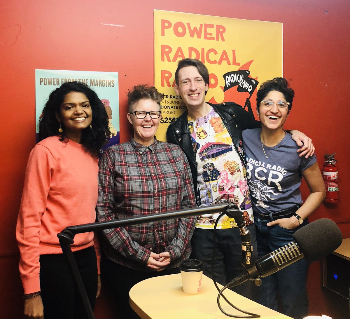 anyasaravanan's tweet image. ❤️ guests in the @3CR studio! @FelicityMarlowe @queerspace_ds re Vic govt’s public consultation on conversion practices + Laura McClean w our monthly union update! Listen back to also hear us discuss the ABC investigation into THAT #qanda ep +more audio from #BlockadeIMARC 🔊