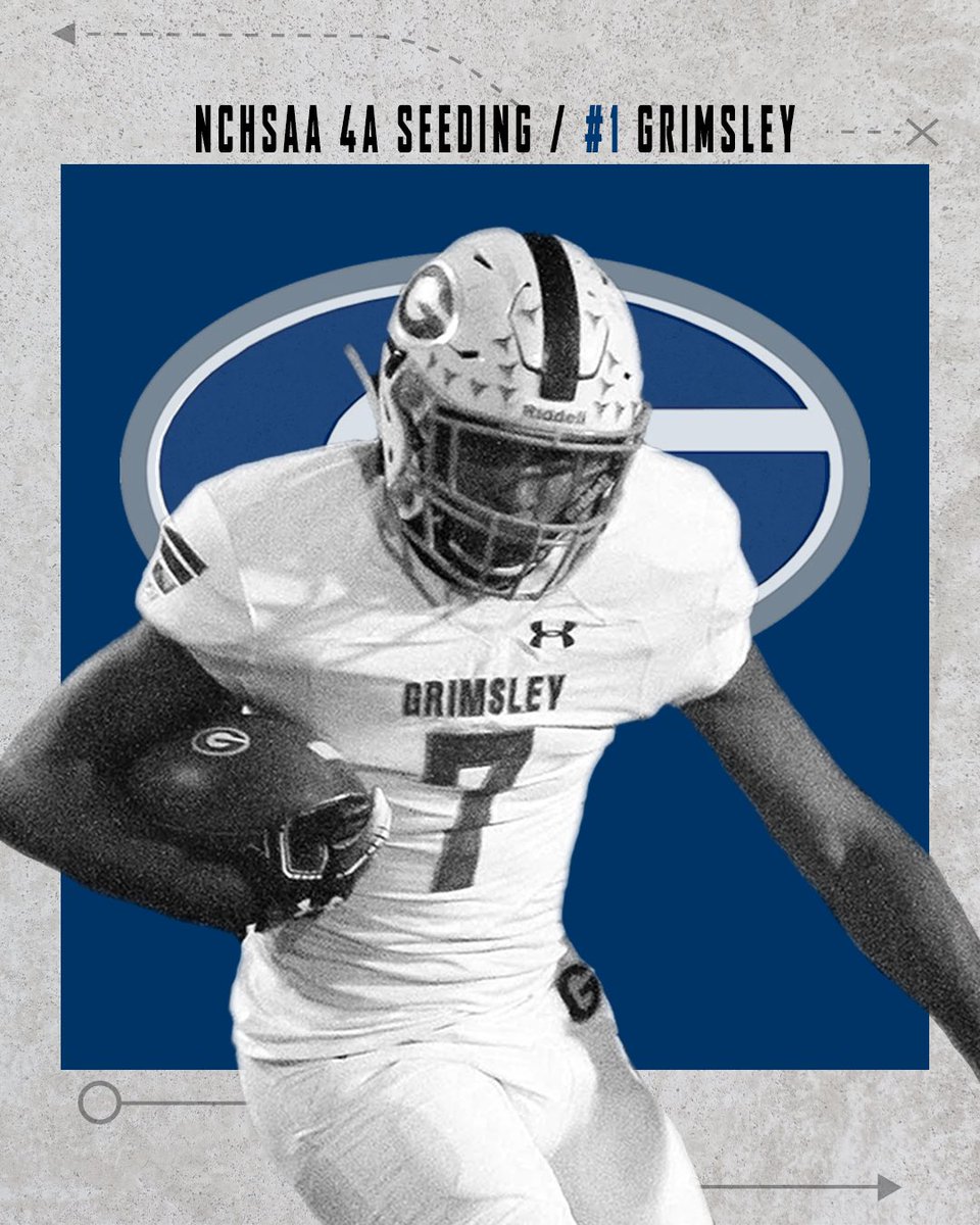 GameofInchesHSS's tweet photo. The @grimsleyfb Whirlies are the #1 Seed in the 4A @NCHSAA 🏈 Playoffs🏆‼️#TriadFB https://t.co/R6amj0bOr1
