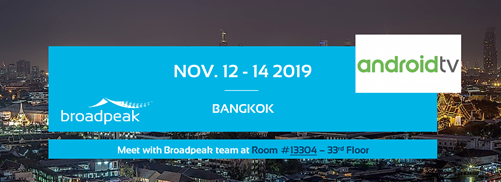 broadpeak's tweet photo. New White Paper at #AndroidTVSummit in Bangkok this week! Broadpeak and @IFeelSmart are issuing a new white paper - Keep Control in the Age of AndroidTV - written by @Nebul2.
Visit us at suite 13304 to get your copy ! https://t.co/SWxmcruoAt https://t.co/2pwXwkUtOc