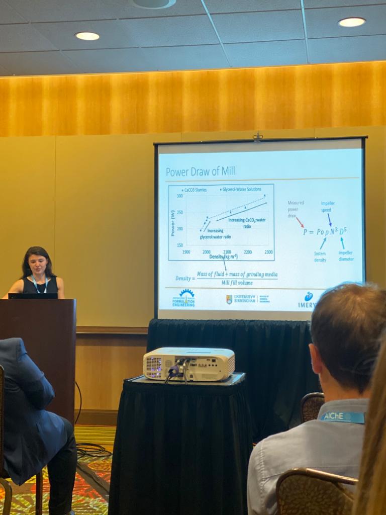 FormulationCDT's tweet photo. To complete a great #FormulationCDT day in #AIChEAnnual, here is our EngD student Sophie Rimmer presenting #Imerys solutions for stirring (sticky!!) fluids. Great job, Sophie ππ!!
#formulationengineering #EPSRC @unibirmingham @eps_unibham @ChemEngBham
https://t.co/CTuL0EIrTp https://t.co/AuPMyjBVbw