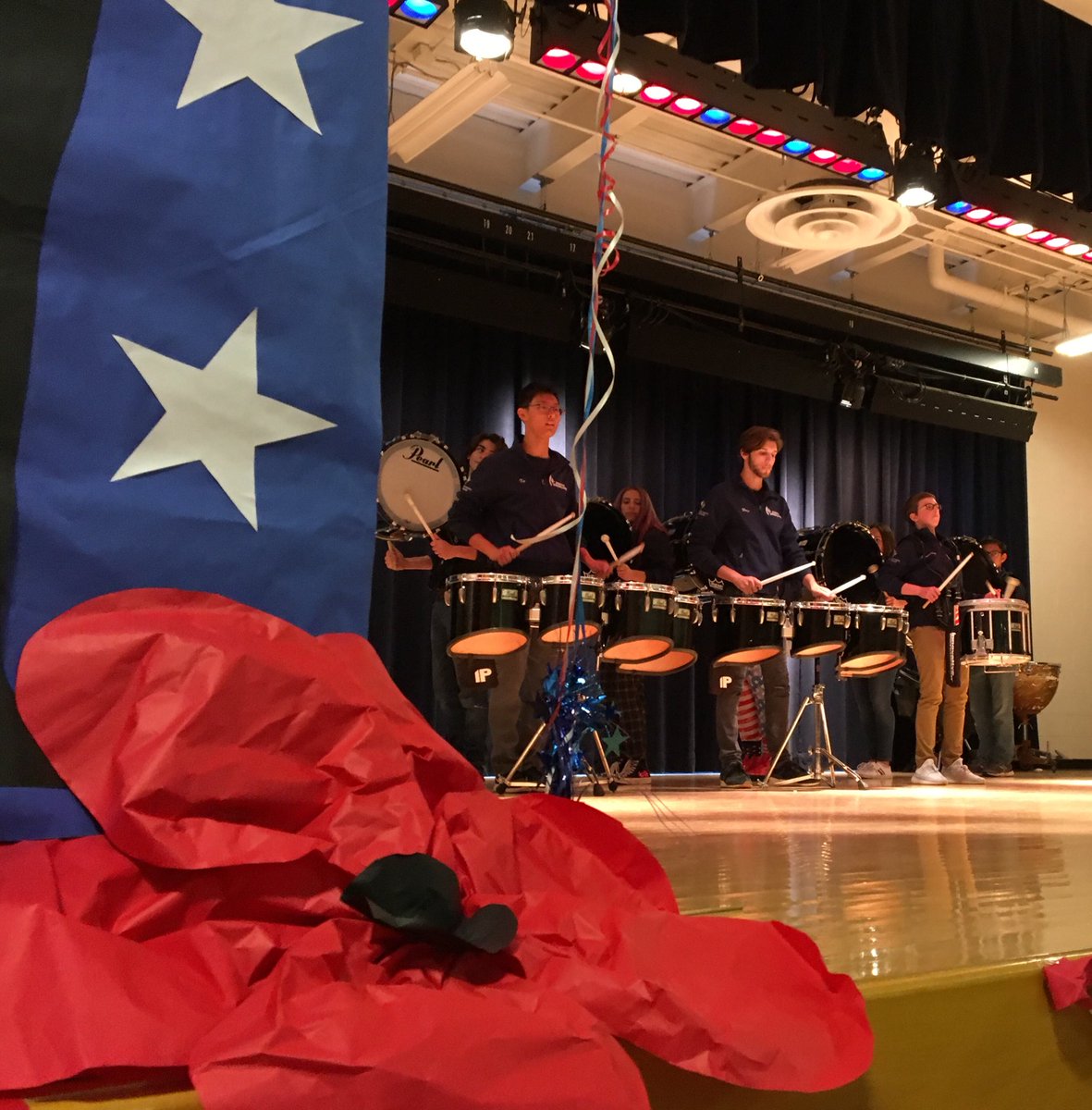 An inspirational performance by <a href="/CouncilRockSD/">Council Rock</a> North Drumline. Veteran’s Day 2019 Goodnoe. <a href="/GoodnoePerforms/">Goodnoe Performs!</a> <a href="/MillikenGES/">Christy Milliken</a>