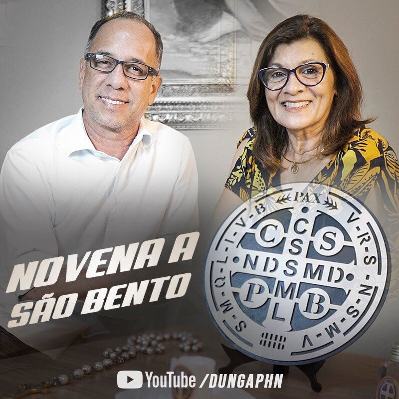 Galera, vem novidade!!!
Convido vc que ainda não é inscrito no meu canal do YouTube para correr e inscrever-se!!
Amanhã, eu junto com minha esposa @neiaphn começaremos uma novena a São Bento. 
youtube.com/DUNGAPHN