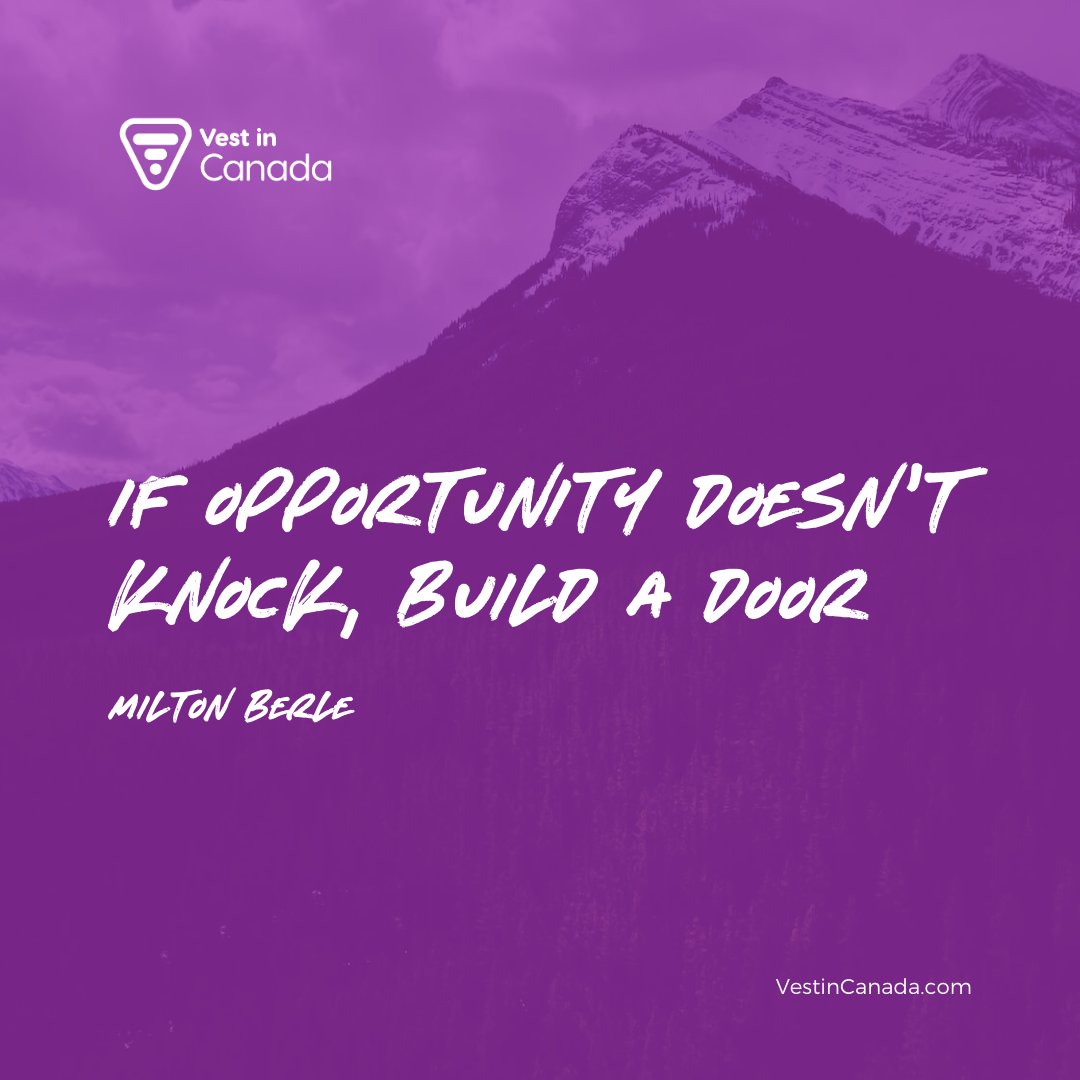 CanadaUnleashed's tweet photo. "If opportunity doesn’t knock, build a door."

👉https://t.co/1WQdlfyJAO

#tech #startups #entrepreneur #innovation #quote #investors #Canada #Vancouver https://t.co/0oUaSZPJVg