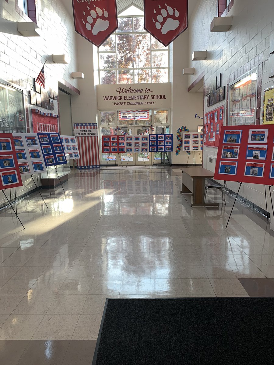 Students beamed with pride as we welcomed over 60 veterans to Warwick and celebrated them with song, strings, student-composed writing, a video tribute, classroom visits, and a special gift from Congressman Brian Fitzpatrick.  #cbhonorsvets19 #thankyouforyourservice