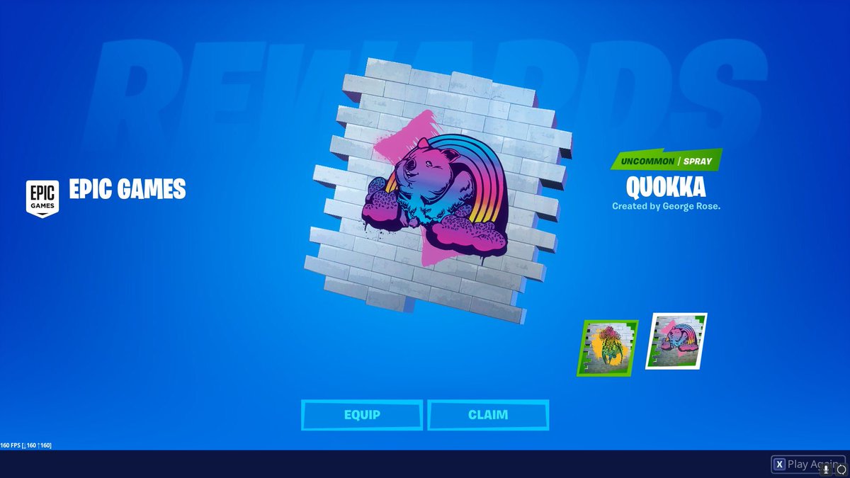 pebblesttv's tweet image. First 100 people to RT and follow @pebblesqt_ get these two exclusive #fortnite OCE sprays!
💖