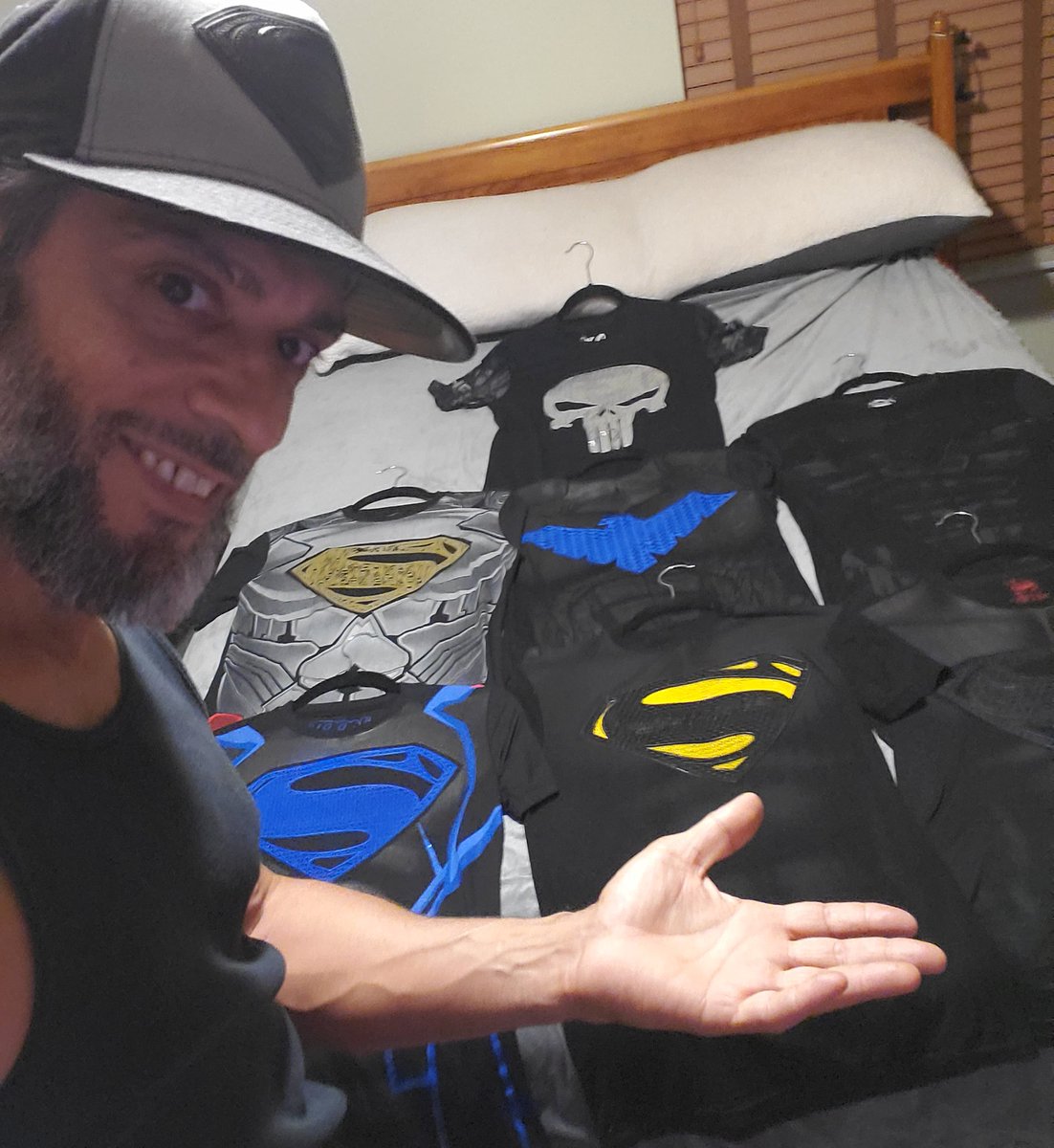 thankQgod's tweet photo. Awesome shirts! I love them soooo much. Can't wait for Superman Oracle to be restocked😉@sugarcane1977 https://t.co/gPTV8svD8S