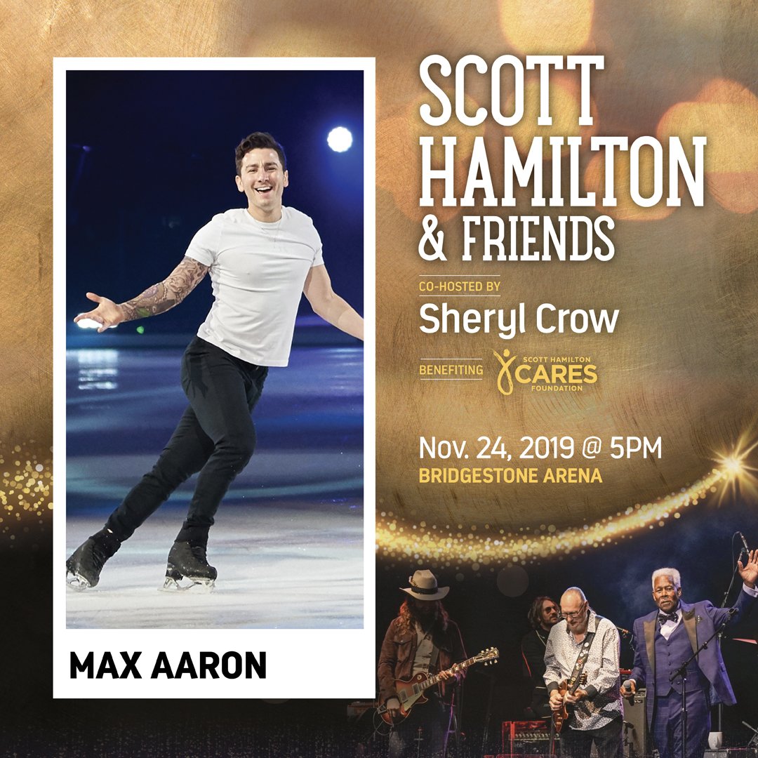 ScottHamilton84's tweet image. He's back! I can't wait to welcome @MaxTAaron back to the ice at @BrdgstoneArena for another great year at Scott Hamilton &amp;amp; Friends! 

🎟️bit.ly/2YZQlN2