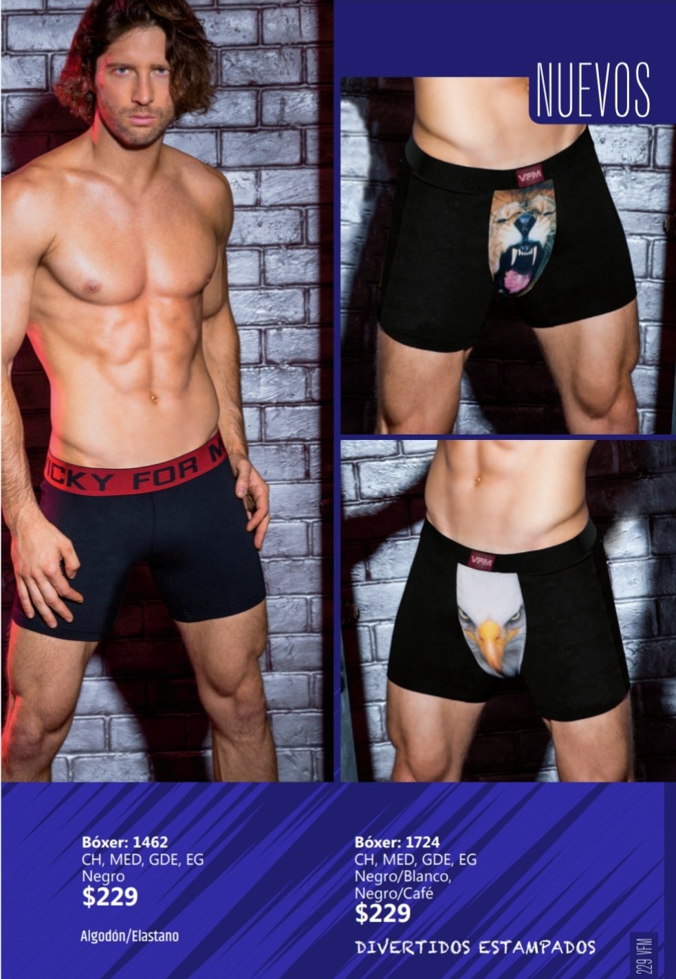 Boxer para online hombre vicky form