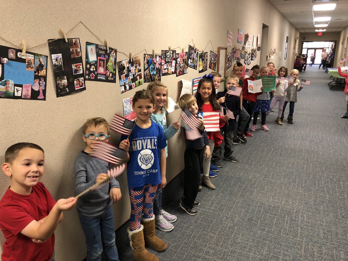 Precious <a href="/FCEhse/">Fall Creek Ele.</a> children honor our veterans today and everyday.  ❤️🇺🇸  “May we think of freedom, not as the right to do as we please, but as the opportunity to do what is right.” -Peter Marshall #ThankYouVeterans #FCEfish