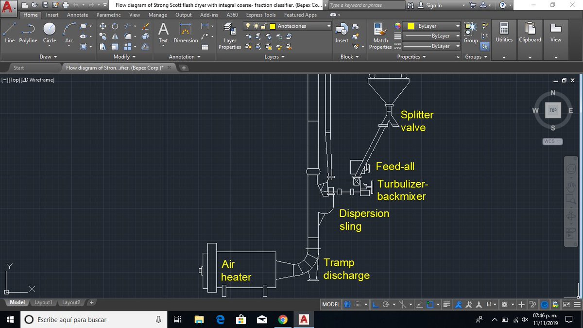 IQ_Cabrero's tweet photo. Tercer examen parcial, Parte 1: Flow diagram of Strong Scott flash dryer with integral coarse- fraction classifier. (Bepex Corp.)
#EDEPQ2019BE31 https://t.co/8P5yGORskY