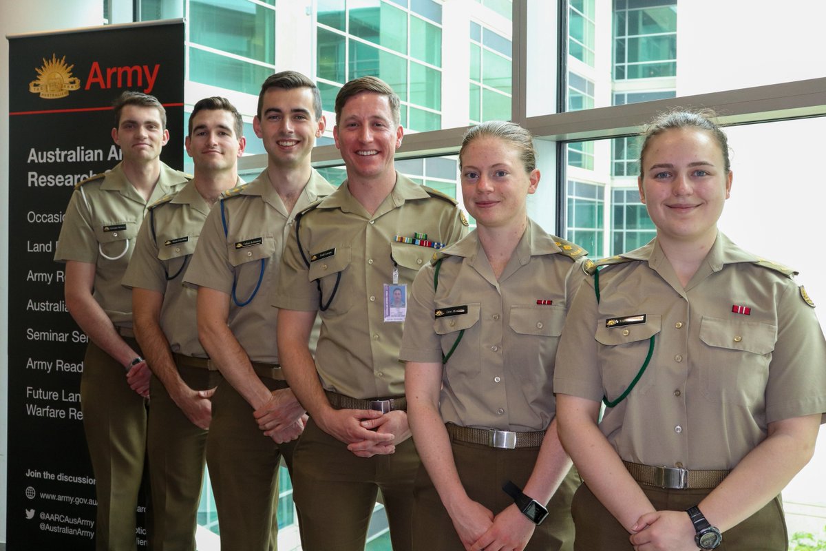 Today <a href="/HLCAusArmy/">Head Land Capability</a> farewelled the Chief of Army Honours Graduates from Future Land Warfare, prior to their graduation from <a href="/UNSWCanberra/">UNSW Canberra</a> next month.

To all the Lieutenants, congratulations on a job well done as an #ArmyThinker!