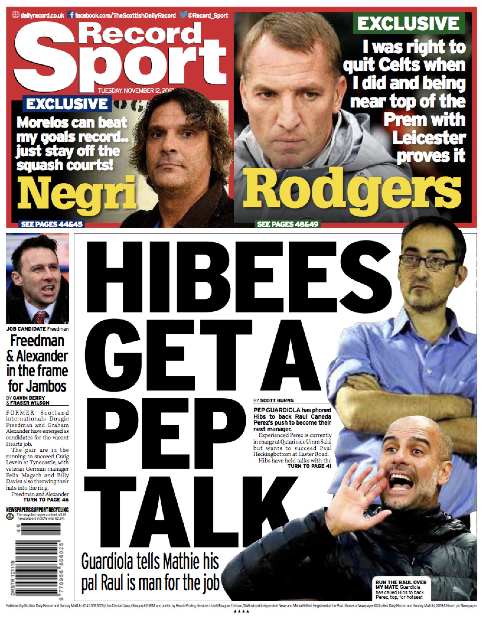 Daily record sport best sale