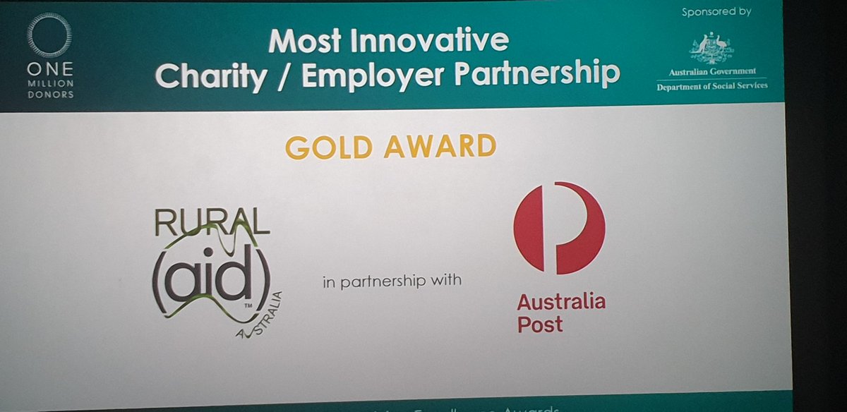 lisagrinham's tweet photo. Congrats to all our clients - Aust Post, Suncorp, Energy Australia, Bain, Westpac and PwC on being winners at #workplacegivingexcellenveawards. https://t.co/GTjeZ1Gppr