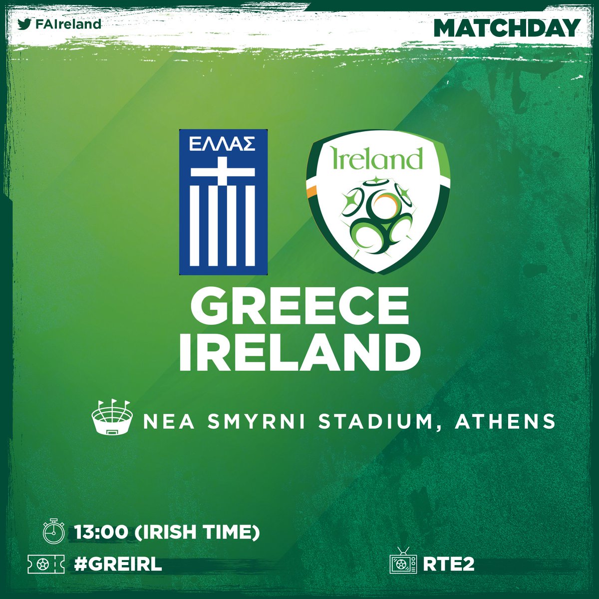 Faireland On Twitter Finally Match Day V Tuesday November 12 Panionios Athens Ko 13 00 Uefawomenseuro Rte2 Greirl Https T Co Cxyi8p8l2p