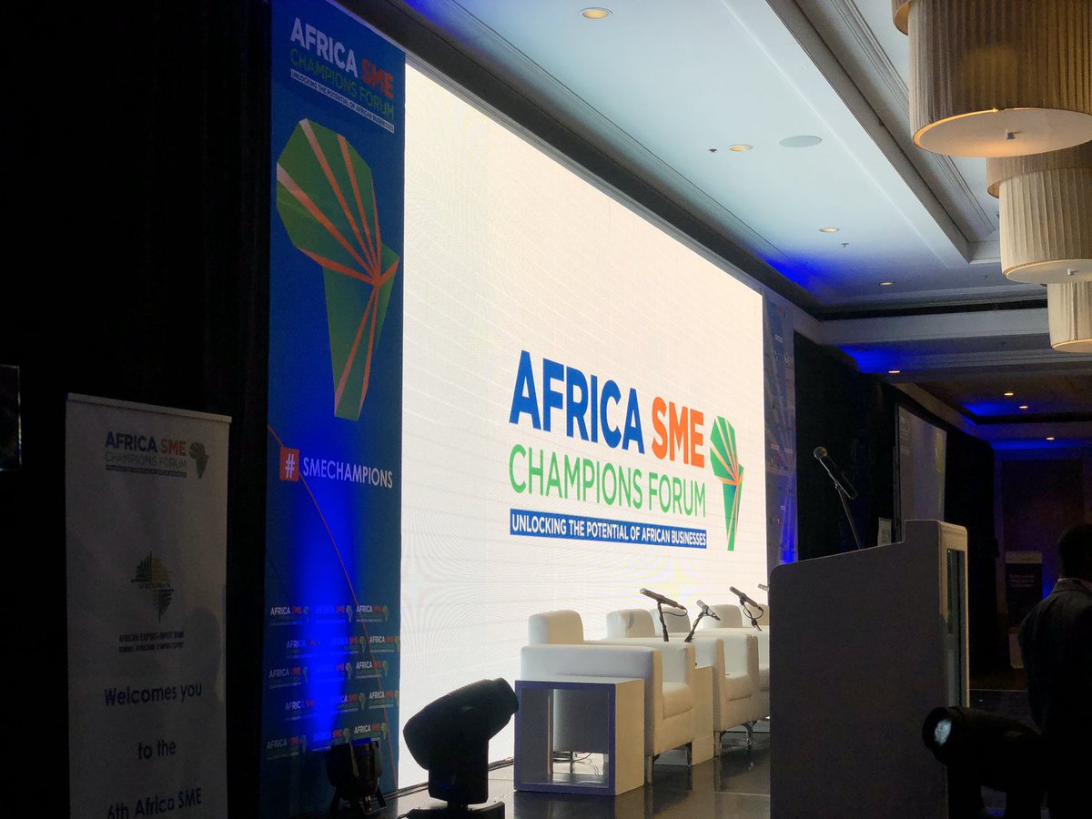Day 1 of the #SMEChampionsForum, Africa’s largest platform dedicated to addressing challenges faced by SMEs on the continent.