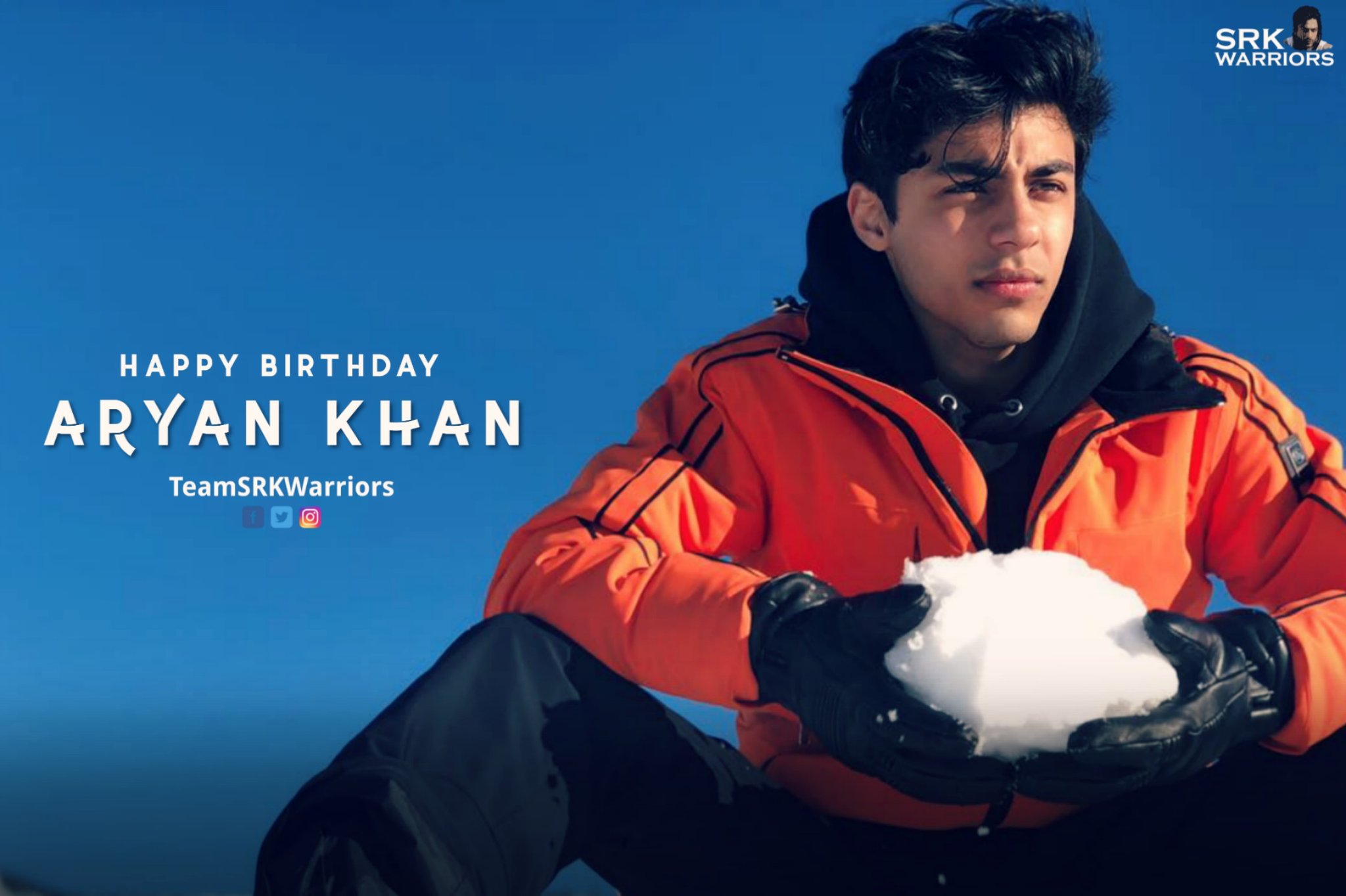 Here\s wishing a very happy birthday to the charming Aryan Khan!  