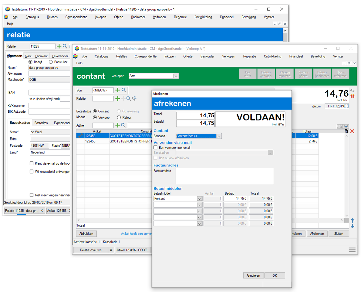 dgebv's tweet photo. De softwarepakketten #dgeDetailhandel en #dgeGroothandel krijgen een nieuwe vormgeving. Vanaf volgende week starten wij met het vrijgeven van deze nieuwe versie. https://t.co/ehIYBYYCDL