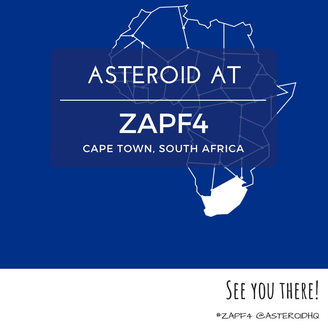 AsteroidHQ's tweet image. Asteroid will be at the South African Peering Forum #ZAPF4 this week. Looking forward to talking peering, IXPs and interconnection with the local community! 
@SoleneTweets @rvmNL