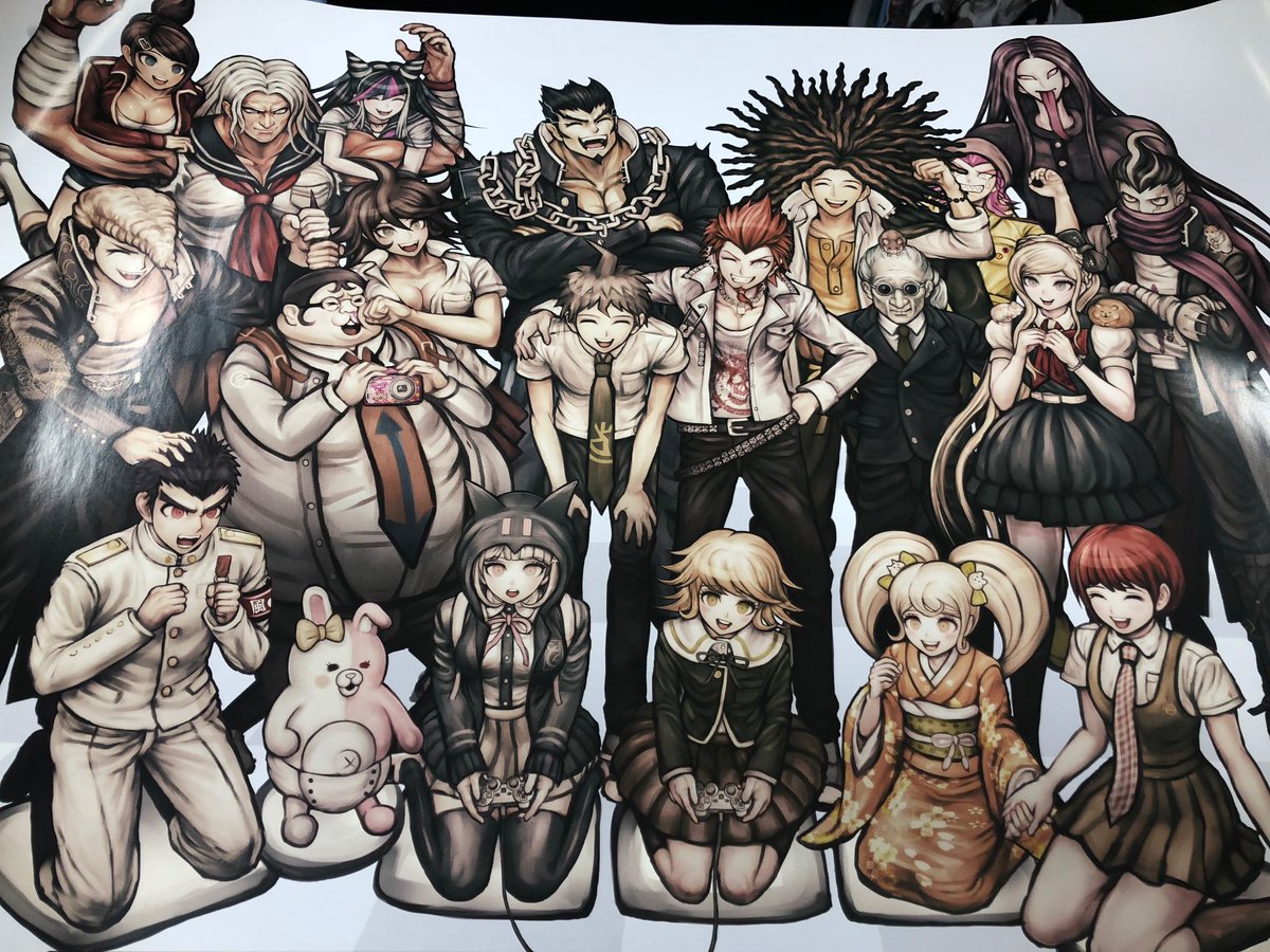 ダンガンロンパ イラストレーター B2タペストリー 苗木誠 日向創 秋赤音 取り寄せ商品＞ダンガンロンパ × 望月けい 第二弾 タペストリー