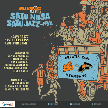 pamityang2an's tweet photo. NGAYOGJAZZ 2019
"Satu Nusa Satu Jazznya"
­.
Sabtu Kliwon, 16 November 2019
Padukuhan Kwagon, Ds. Sidorejo
Godean, Sleman, YK
10.00–23.00
.
GRATIS!!
Info @ngayogjazz 
#Ngayogjazz2019 https://t.co/LmkCVIVya8