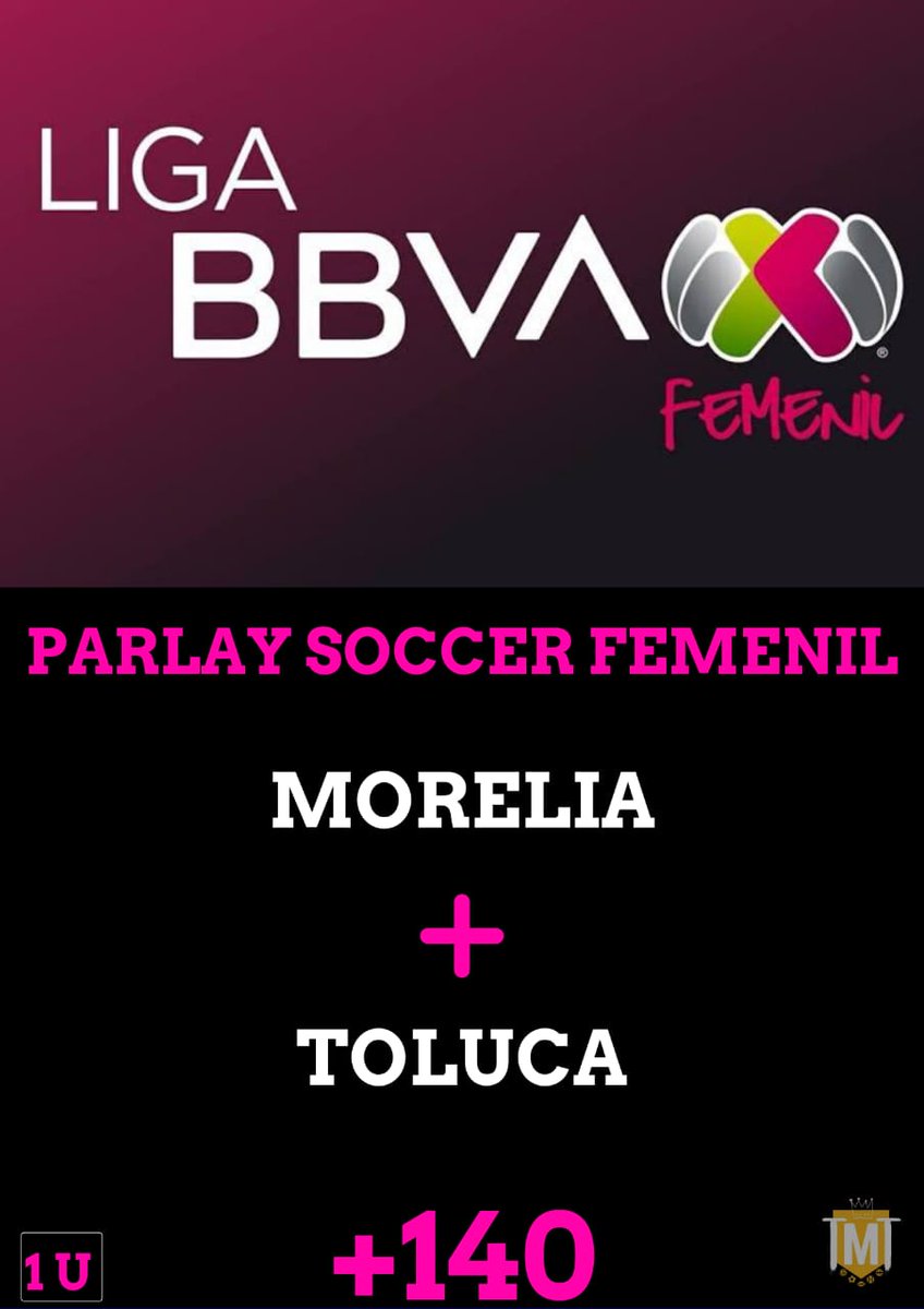 PICKSDETMT's tweet photo. Cobramos nuestro parlay de #LigaMxFemenil con un momio +140, sin sufrir 🚨🔥🤑🙌🏻
#PICKSTMT https://t.co/yIIwgd7qDA