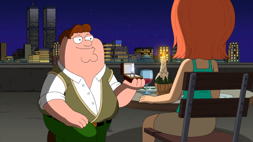 Kian On Twitter The Best Joke In Yesterday S New Family Guy Episode Is The Fact That In This 90s Flashback Episode They Stuck The World Trade Center Into Basically Every Shot They