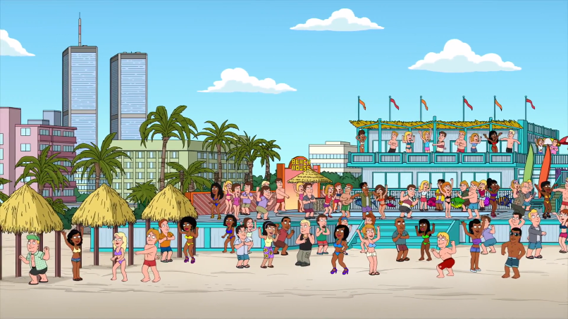 Kian On Twitter The Best Joke In Yesterday S New Family Guy Episode Is The Fact That In This 90s Flashback Episode They Stuck The World Trade Center Into Basically Every Shot They