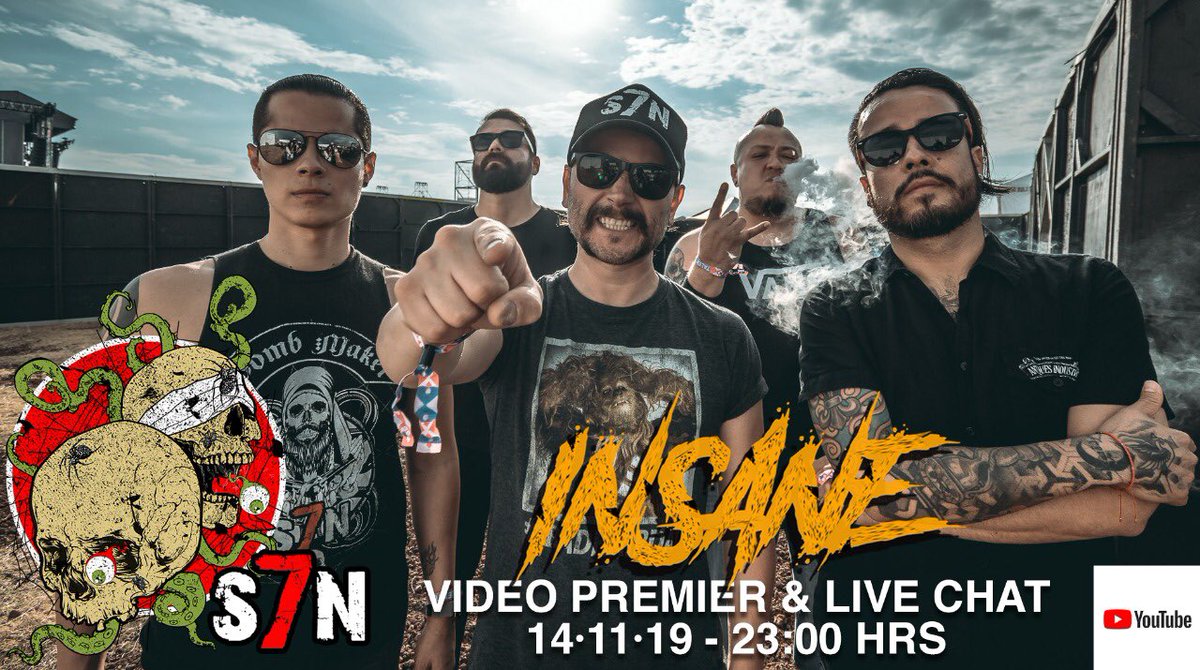 ¡Los esperemos este jueves en nuestro canal de #YouTube para el estreno del video de #INSANE! Estaremos conectados en un Live Chat a las 11 pm para platicar con ustedes y después ver el video, que grabamos en el Tour "Sin Barreras"
Suscríbanse aquí: bit.ly/32CKEWy