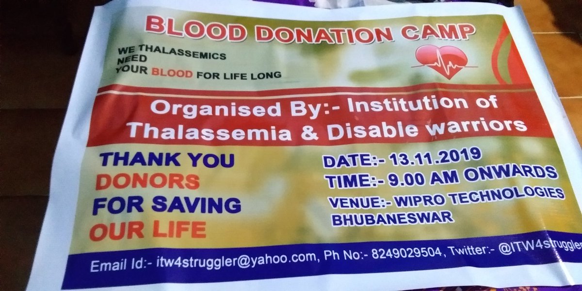 On ocassion of #NationalThalassemiaDay #ChildrensDay Mega #BloodDonation #camp  #thalassemia #SickleCell #blooddisorders #blooducation @thalassaemiaTIF @RedCrossIndia @ABNHPM @FBDOI @NACOINDIA @Odisha4Naveen @meherda_pramod @OdishaSbtc @nabadasjsg @nhmodisha @ThePksinha @SSEPD2