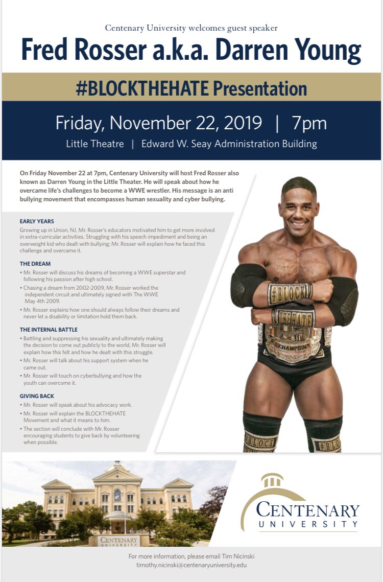 david_perricone's tweet photo. @Centenary_NJ  @Centenary_NJ  looking forward to have @realfredrosser @DamianAdamsss  @thereal_RayJaz at CycloneSlam.  I may have to make sure everything goes good during the main event https://t.co/mP6MHW6dnh