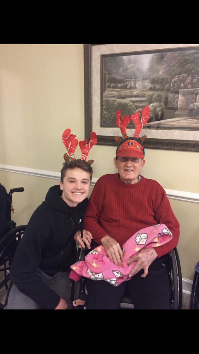 God blessed this man into our lives and couldn’t have been more proud to be called his great grandson. He taught me the most important thing to life is to always be joyful and loving to all. He was a war hero but most importantly was a hero to us. Love you Ernie #VetransDay2019❤️