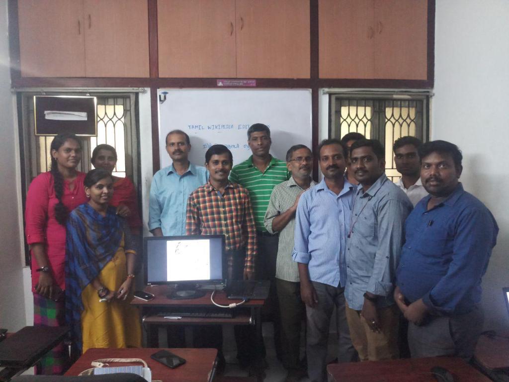 Tamil Wikimedians organized the first offline editathon in Chennai under Project Tiger 2.0. In the event, organizers introduced Tamil Wikipedia to participants and also about Project Tiger. 13 participants took part in the session &amp; created new articles!
#Wikipedia #ProjectTiger