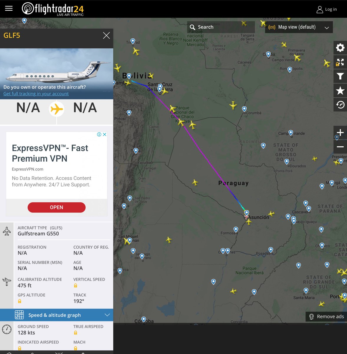UlisesGtzR's tweet image. El avión de la Fuerza Aérea Mexicana con Evo Morales ya aterrizó en Asunción, Paraguay. En lugar de viajar al norte, a México, fue más al sur. ¿Por qué? es la gran pregunta.