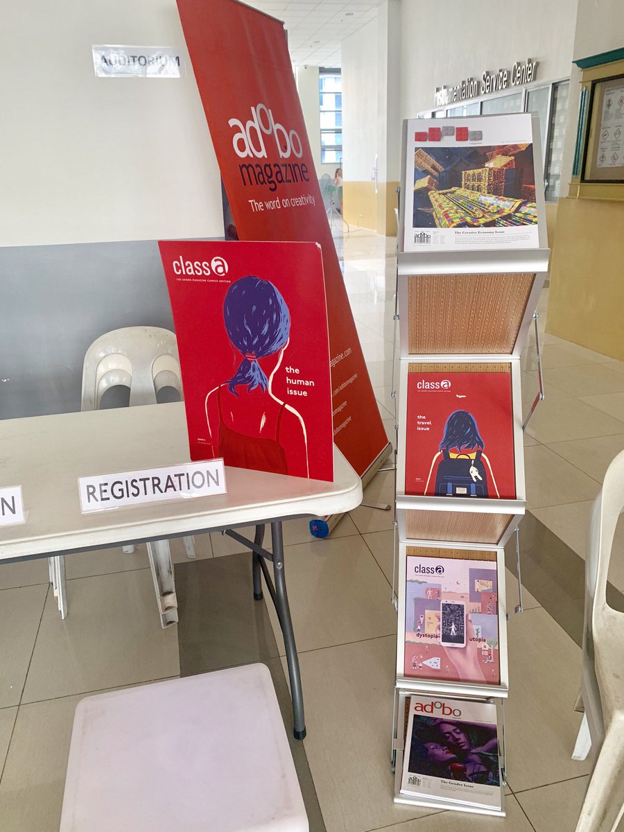 ustjma's tweet photo. Are you excited Marketistas? Get ready to get creative and be inspired with Adobo Class A: School of Creativity - A Marketing Symposium.
Registration is now open at the Central Laboratory Auditorium.
#USTJMA1920
#DeviateNorms
#MKTGWeek1920
#SOCxUSTJMA https://t.co/2TellUwyjL
