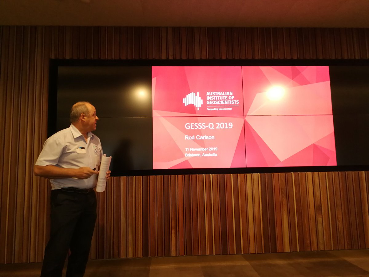 gesssq's tweet photo. Rod Calson from @AIGAustralia opening our final session for the day
#gesssq19 https://t.co/kjsP9szDHu