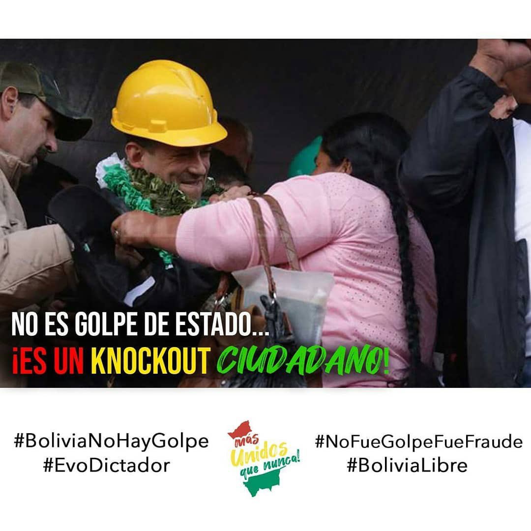 StefanyAsbun's tweet photo. #BoliviaNoHayGolpe #EvoDictador #FraudeEnBolivia este es el reflejo de ciudadanos de 9 departamentos unidos pidiendo democracia pacíficamente durante 21 días, un país que ya no quiere al dictador #evo @OEA_oficial @ONU_es @CNNEE @CIDH este es un país unido sin racismo! En amor! https://t.co/PCOLgg4F4a