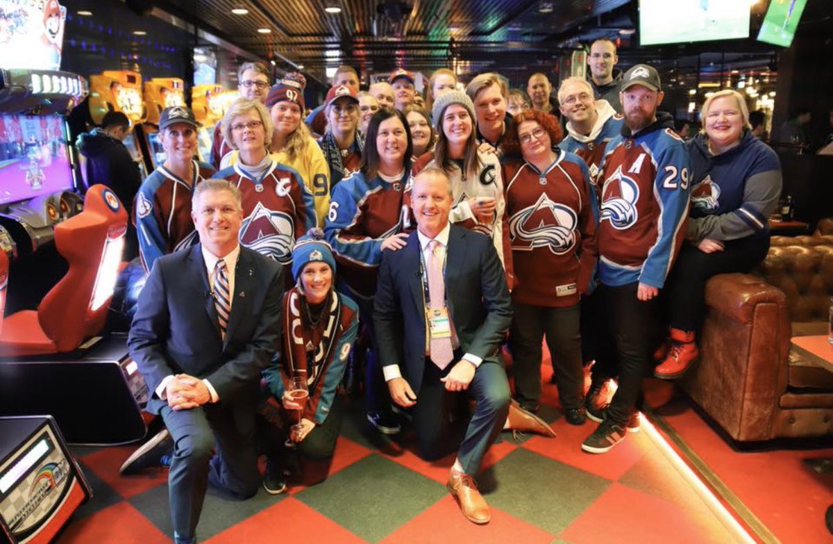 Two years ago we were in Sweden cheering on the @Avalanche in the first #GlobalSeries! 

Such an AMAZING experience I'll never forget! ❤️ 

Can't wait for Finland!! #HugeAvsRoadie #GoAvsGo