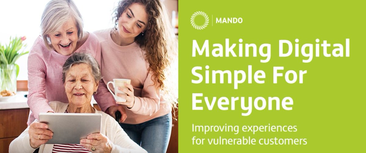 mandogroup's tweet image. We are committed to helping companies offer the best possible #CustomerExperience to customers in vulnerable circumstances. Our latest whitepaper, 'Making Digital Simple For Everyone' is available to download here: content.mando.agency/making-digital…
#PurpleTuesday