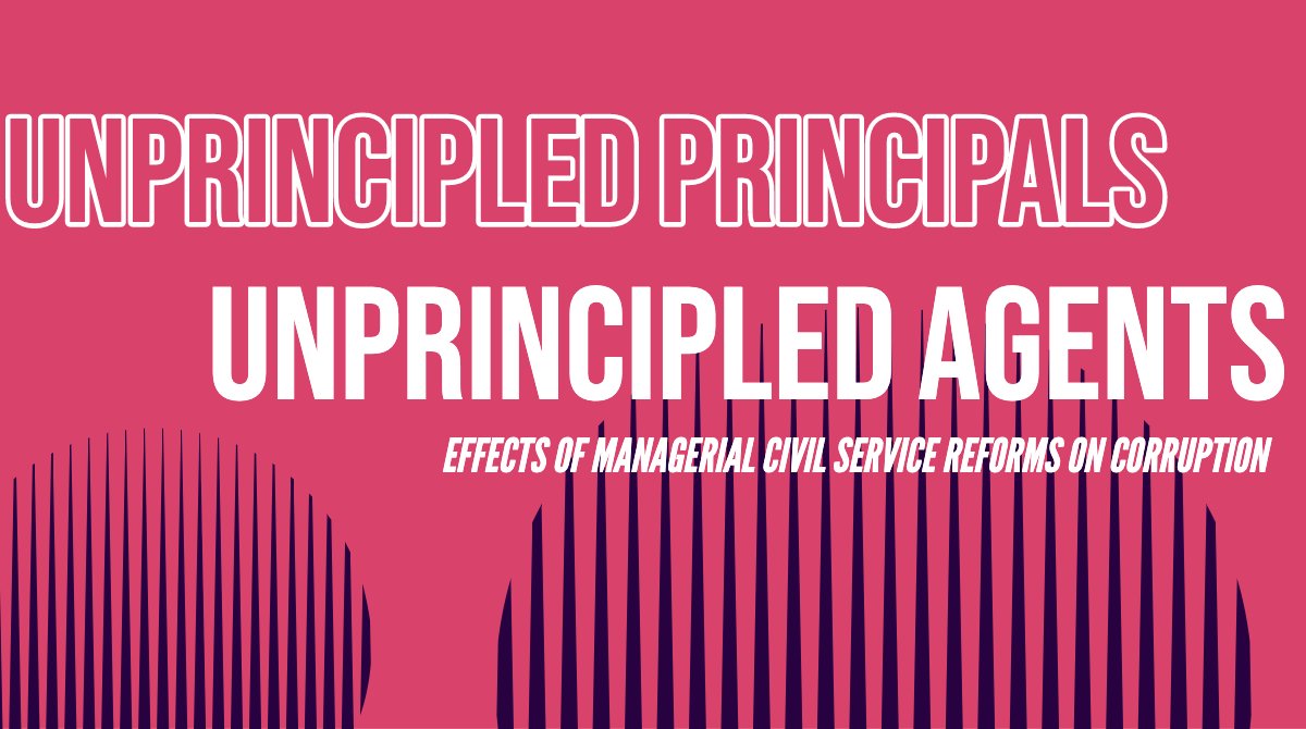 FraudLab's tweet photo. In countries with #institutionalizedCorruption and weak rule-of-law, 'unprincipled' principals use managerial #discretion over hiring, ring and pay to favor 'unprincipled' bureaucratic agents who engage in #corruption, new #corruptionstudy claims
https://t.co/rBBoApBhwa
#fraudlab https://t.co/IouvY7JFwW