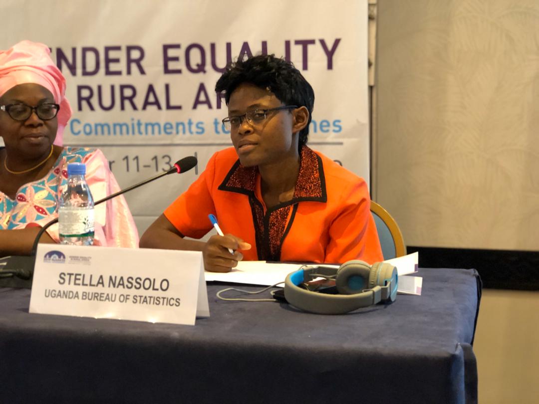 Stella Nassolo from Uganda 🇺🇬 explaining the need for gender-disaggregated data 
#2019ReSAKSSconference #genderequality #gendereddata #2019ATOR
@IITA_CGIAR @CGIARgender @PARI_ZEF