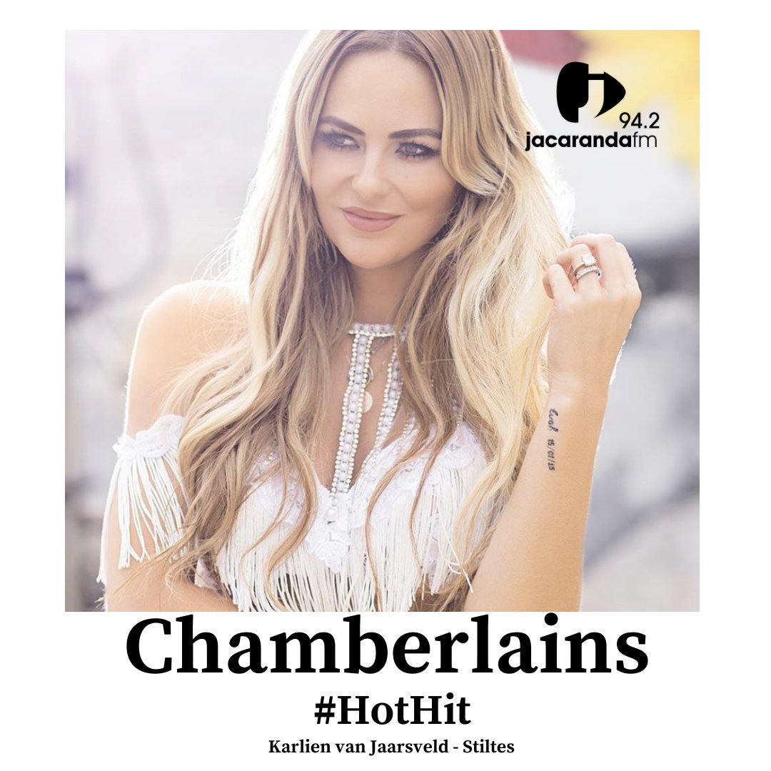 Our Chamberlains #HotHit this evening belongs to our favorite <a href="/KarlienVanJ/">KarlienvanJaarsveld</a>

It's her new #Stiltes and you can make it the Chamberlains Hot Hit of the week, but you've got to vote for it to make it happen! 

Let @itsDannyPainter know what you think!
