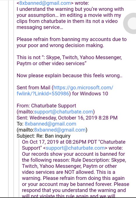 @chaturbate whats the deal? I get a site message about age verification send 3 emails which get ignored<a class="tags" href="/tag/chaturbate">@chaturbate</a><a href="/tag/fuckturo"class="tags"><span>#fuckturo</span></a>