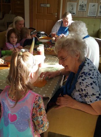 careuk's tweet photo. Residents at Winchcombe Place can’t wait to show off the masterpieces they created with Happy Kids Nursery for #TheBigDraw2019 https://t.co/8z4Is9tVj4 https://t.co/lAmJAjO9zk