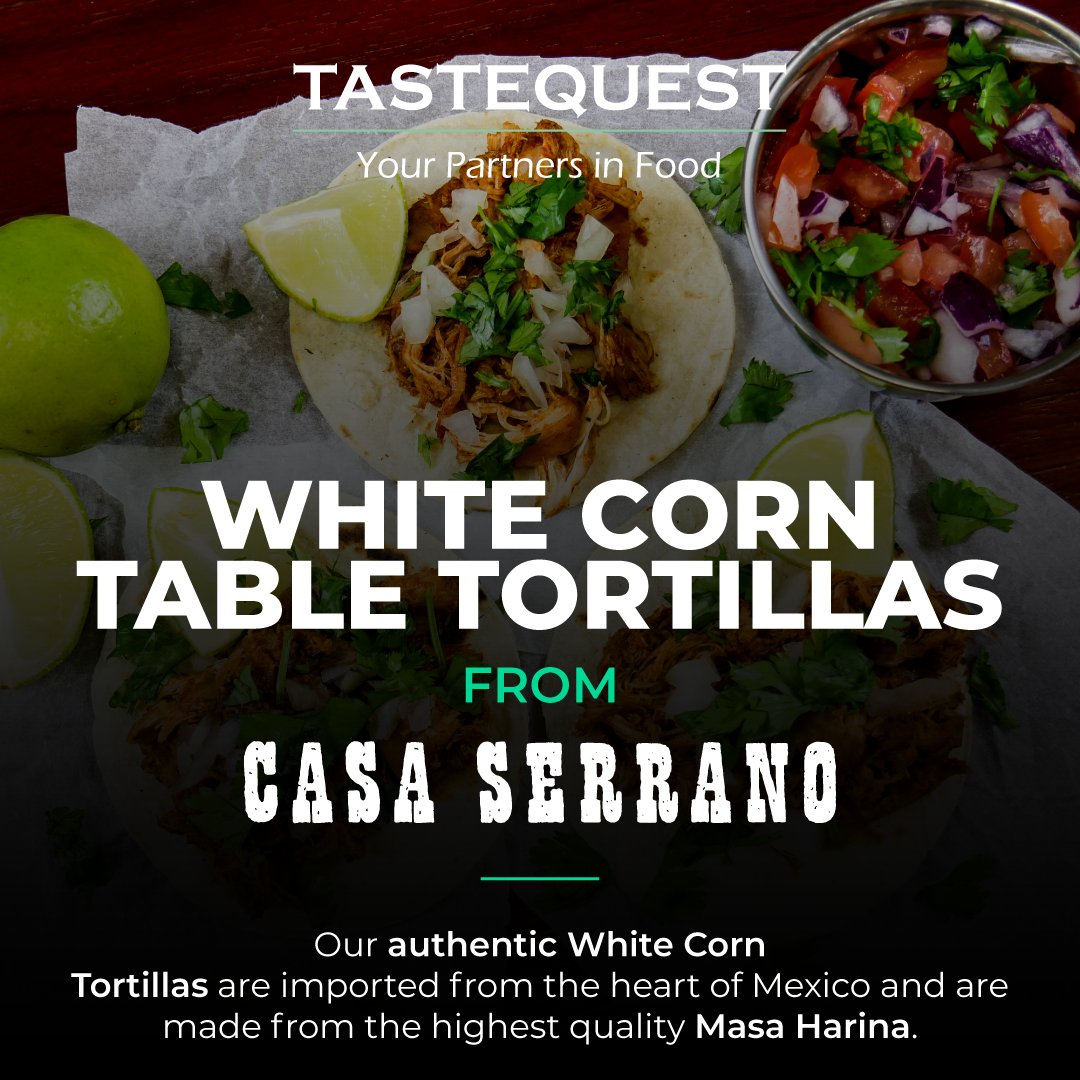 Take a look at our quality White Corn Table Tortillas...
tastequest.co.uk/displayitemdet…
#White #Corn #Tortillas #Authentic #CasaSerrano
