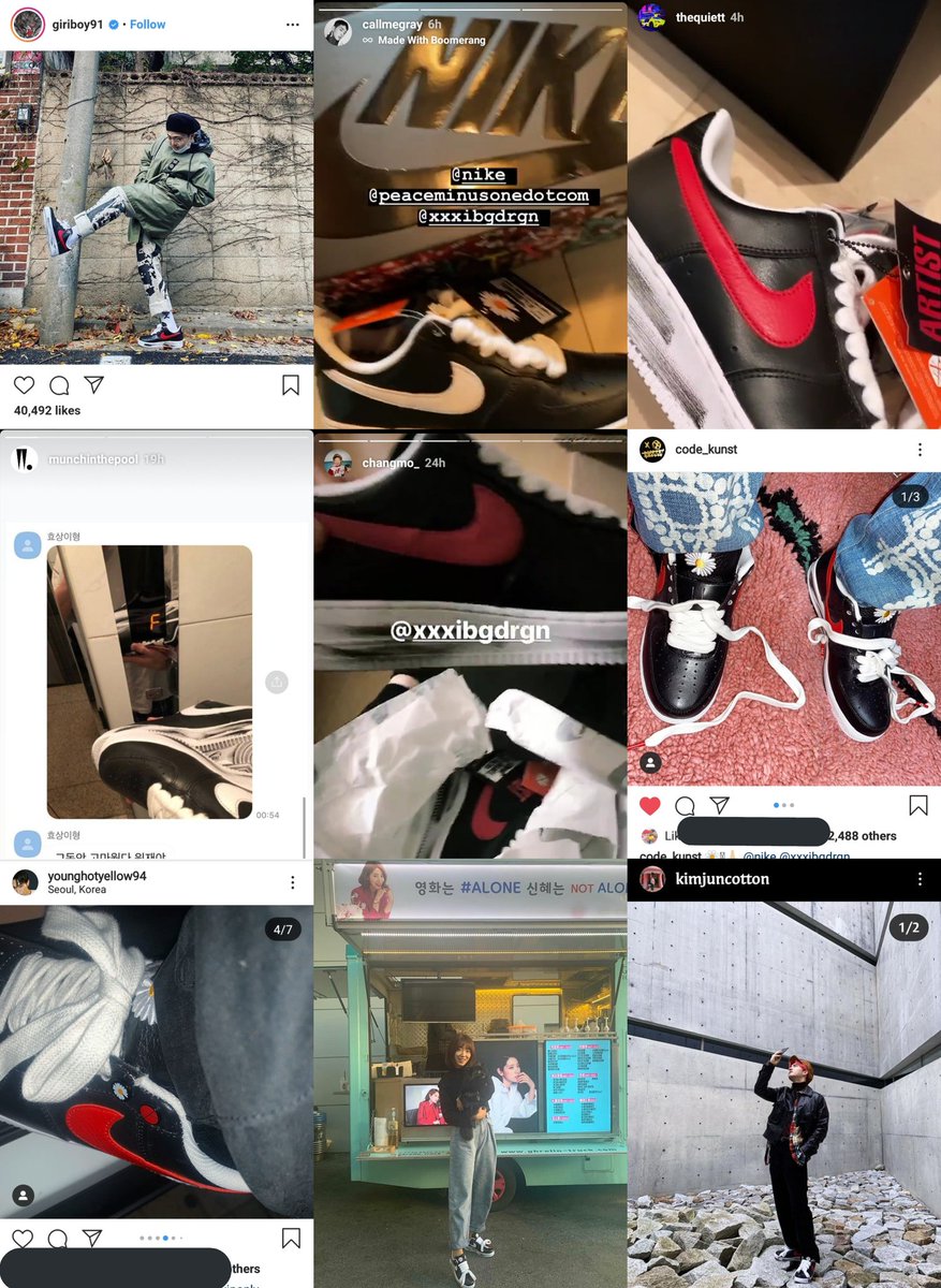 Пара обуви совместного проекта G-Dragon и Nike перепродавалась за ...
